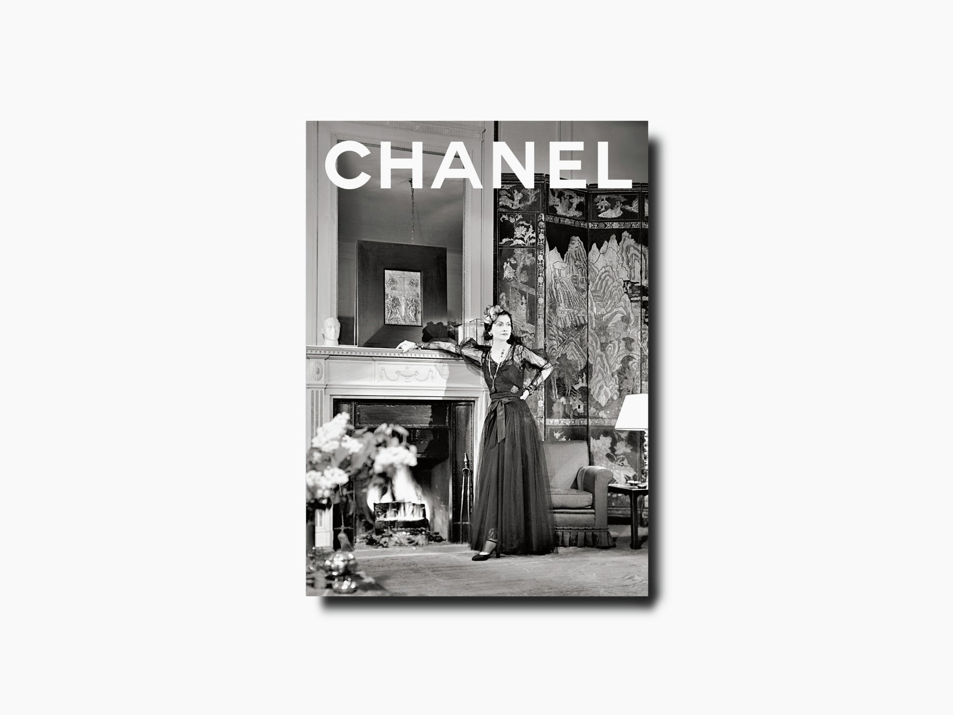 Chanel 3-Book Slipcase New Edition with three white spine volumes and a black and white fashion photograph on the cover