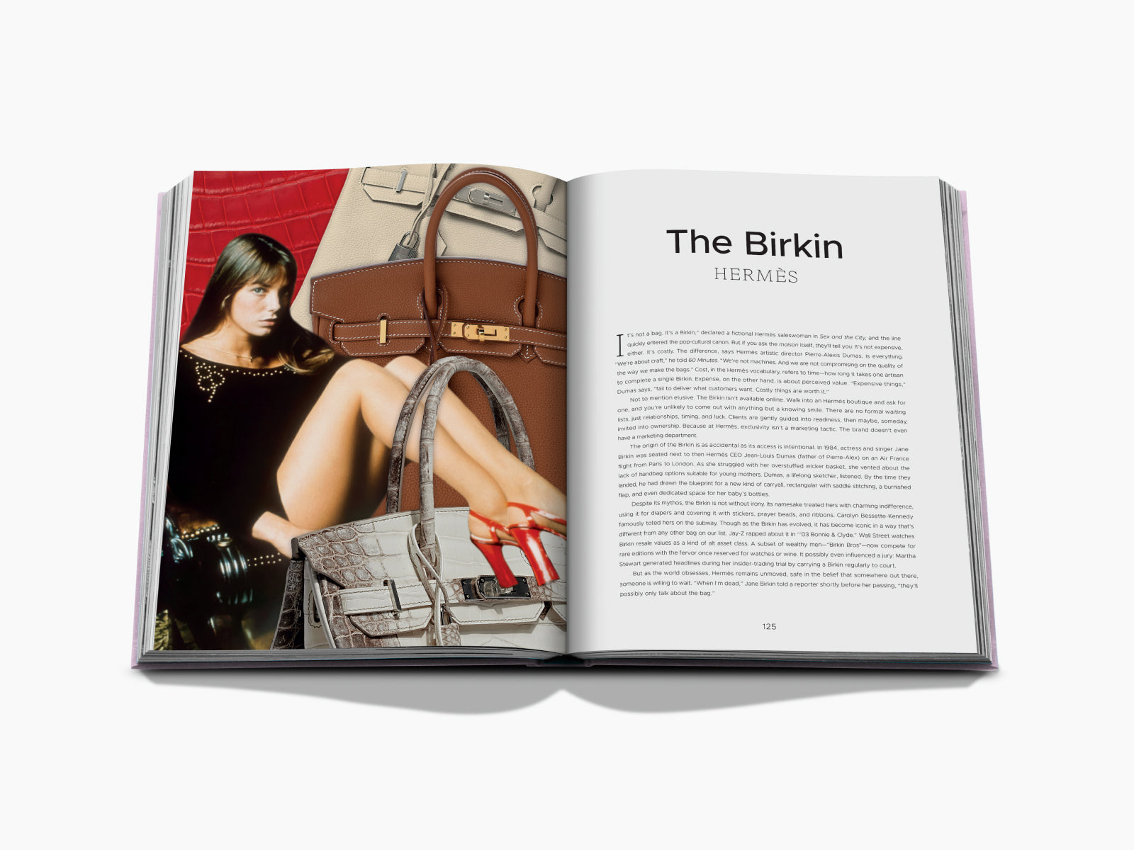Collage of iconic handbags with a brown Hermes Birkin in the foreground.